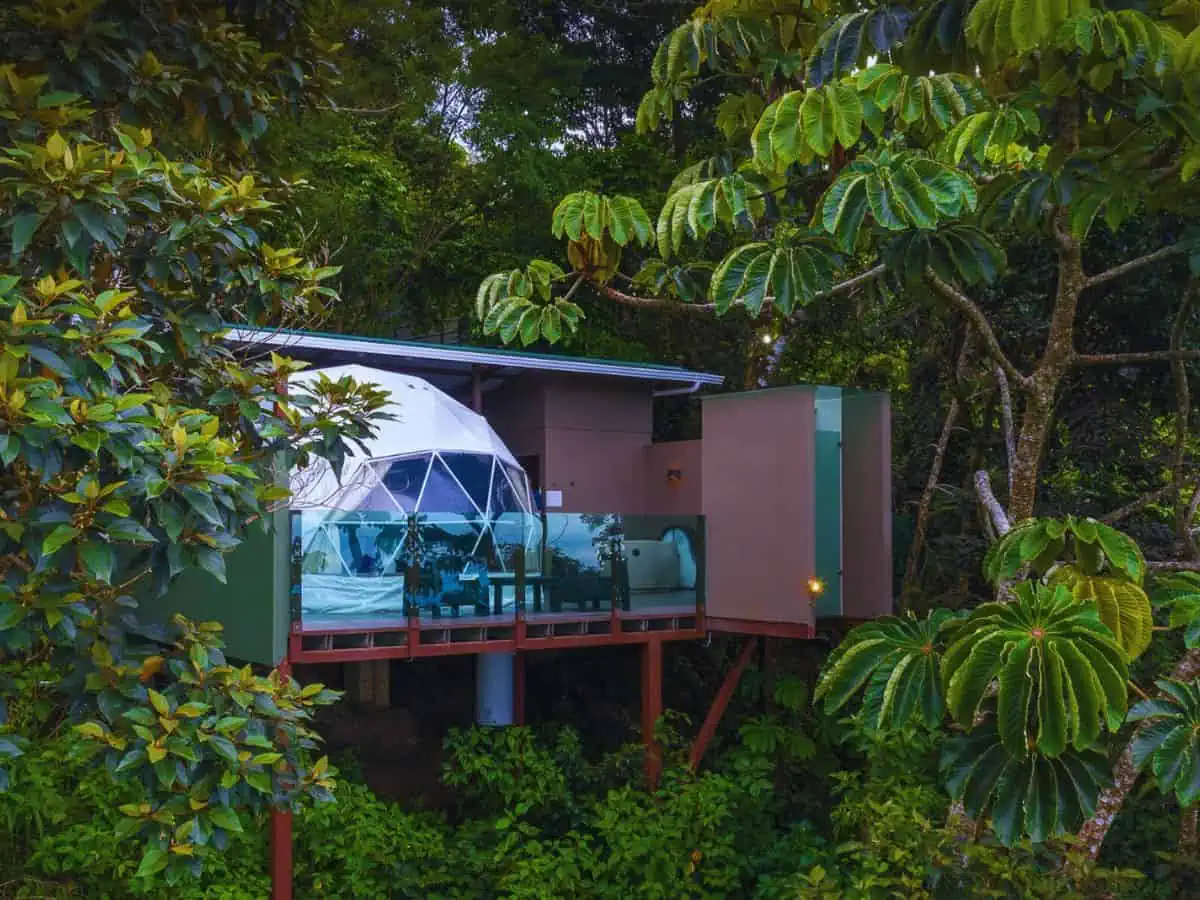Chira Glamping. El mejor hotel de lujo donde alojarse en Monteverde Costa Rica con niños.