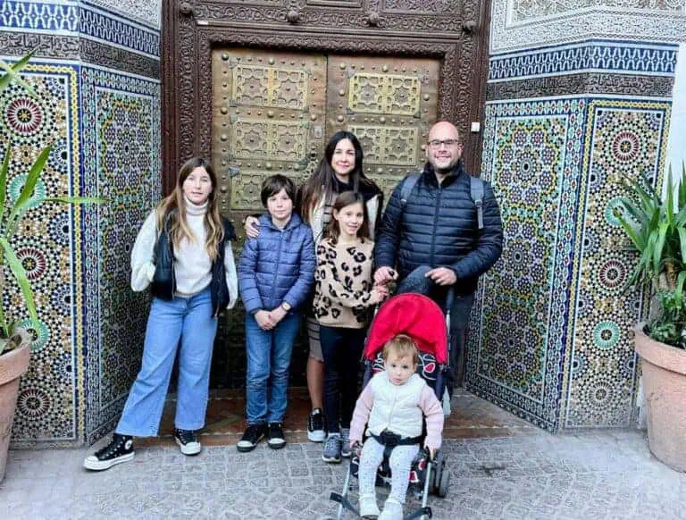Foto Familiar al Viajar a Marrakech con niños