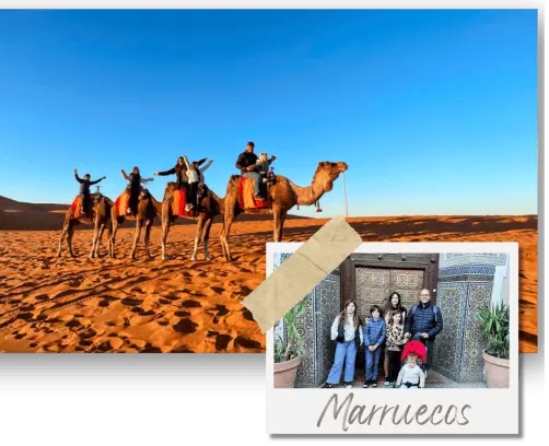 Foto en marruecos, Uno de esos destinos familiares exóticos.