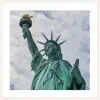 Foto de estatua de la libertad en. nueva york. Lugar ideal para ir de vacaciones en familia.